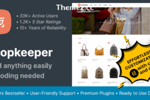 Shopkeeper v4.6 – 响应式 WordPress 主题