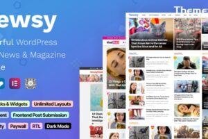 Newsy v2.5.4 – 病毒式新闻和杂志 WordPress 主题