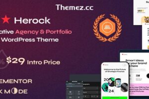 Herock v1.0.3-代理和投资组合WordPress主题