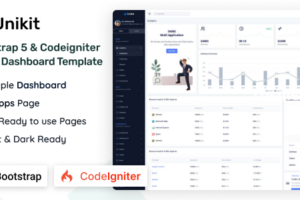 Unikit – Bootstrap 和 Codeigniter 管理仪表板模板