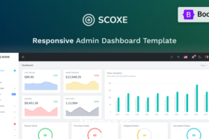 Scoxe v2.0 – 管理员和仪表板模板