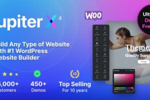 JupiterX v4.8.5 – WordPress 和 WooCommerce 的网站构建器