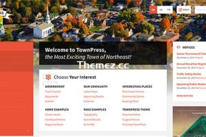 TownPress v3.8.9 – 市政当局 WordPress 主题