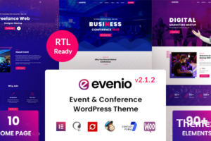 Evenio v2.1.2 – 活动会议 WordPress 主题