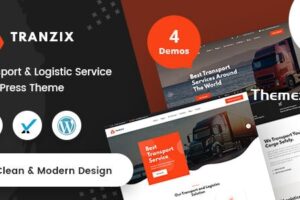 Tranzix v1.0.1 – 物流与运输 WordPress 主题 + RTL