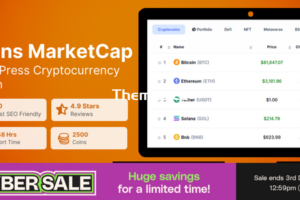 Coin Market Cap&Prices v5.5.8-WordPress加密货币插件