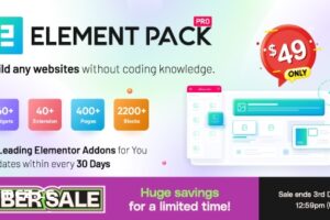 ElementPack v7.18.10-用于Elementor页面生成器的插件