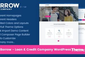 Borrow v1.6.9-贷款公司响应式WordPress主题