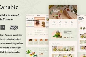 Canabiz v1.0.5 – Weed Medical Marijuana, Cannabis Shop Theme