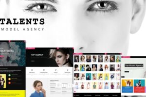 Talents v3.2.9-模特经纪WordPress CMS主题