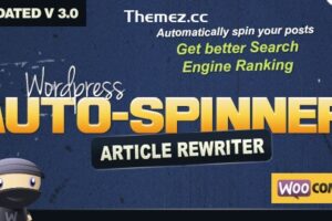 WordPress Auto Spinner 3.23.1 – 文章重写器