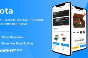 Zota v1.3.3 – Elementor 多用途 WooCommerce 主题