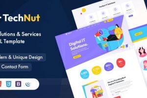 TechNut – IT 解决方案和服务 HTML5 模板