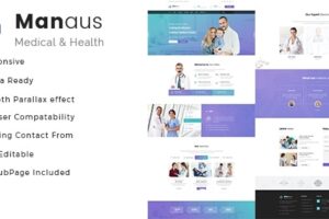 Manaus – 健康和医疗 HTML 模板