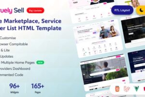 Truelysell v2.6.4 – 服务市场，服务提供商列表模板（HTML Angular，Laravel，Vue，React）