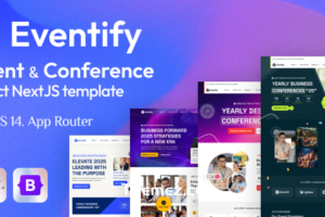 Eventify-活动和会议NextJS React模板