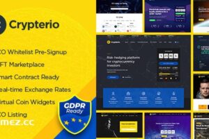 Crypterio v2.4.10-ICO和加密货币WordPress主题