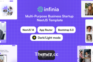 Infinia-多用途创业公司NextJS模板