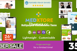 MedXtore v3.3.3–响应式多用途元素WooCommerce WordPress主题