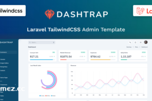 Dashtrap-Laravel Tailwind CSS 3管理布局和UI工具包模板