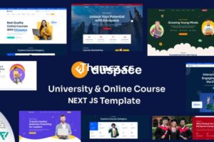 Eduspace-Next JS Education，在线课程，大学模板