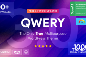 Qwery v3.4.1-多用途商务WordPress和WooCommerce主题+聊天GPT