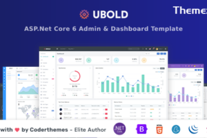 UBold-ASP.Net Core 6管理和仪表板模板