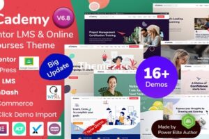 eCademy v6.8-Elementor LMS和在线课程主题