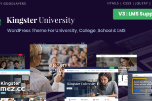 Kingster v3.2.3-适用于大学、学院和学校的教育WordPress