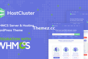 HostCluster v2.5-WHMCS服务器和托管WordPress主题+RTL