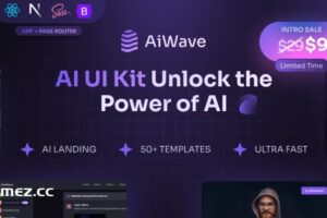 Aiwave v3.0-AI SaaS网站+仪表板React NextJS UI工具包