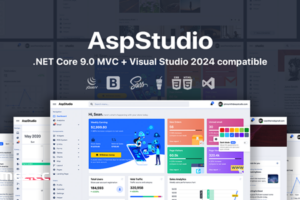 AspStudio v4.5-ASP。NET Core 9.0 MVC Bootstrap 5管理模板