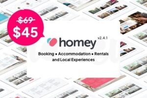 Homey v2.4.1-预订和租赁WordPress主题