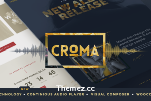 Croma v3.6.1-响应式音乐WordPress主题