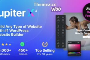 JupiterX v4.8.6-WordPress和WooCommerce的网站构建器