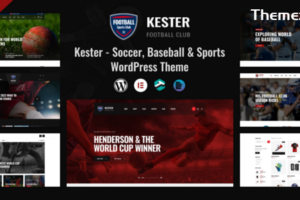 Kester v1.2.0-足球俱乐部和体育新闻WordPress主题