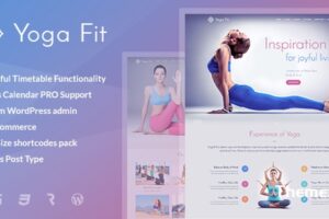 Yoga Fit v1.4.3-运动、健身和健身房WordPress主题