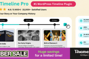 Cool Timeline Pro v4.8.7 -WordPress时间线插件