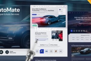 AutoMate v1.0-汽车维修和汽车服务WordPress主题