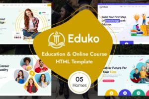 Eduko-在线课程和教育HTML5模板