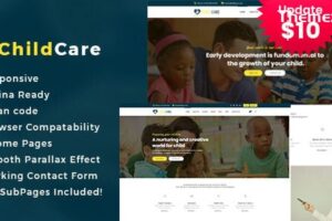Child Care -教育HTML5模板
