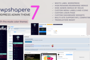 WPShapere v7.0.9-WordPress管理主题