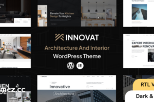 Innovat v1.1.5 -建筑与室内WordPress主题+RTL