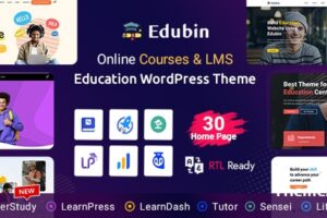 Edubin v9.3.12 – Education LMS WordPress Theme