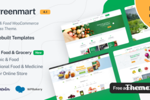 GreenMart v4.1.21-有机食品WooCommerce WordPress主题