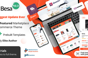 Besa v2.3.5-Elementor Marketplace WooCommerce主题