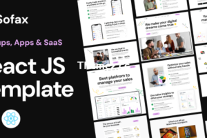 Sofax–Saas初创公司React Js模板