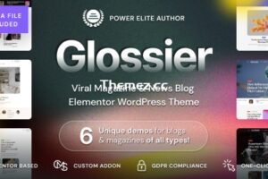 Glossier v1.0.8-报纸和病毒杂志WordPress主题