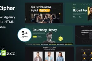 Cipher-创意机构作品集HTML模板