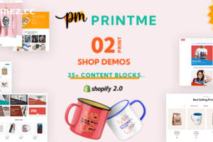 Printme-响应式打印商店Shopify主题